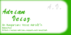 adrian veisz business card